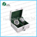 Aluminum Watch Box, 2 Watches Collection Box, wrist Watch Box Set
